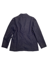 Polo Ralph Lauren Mens Regular Fit Sport Coat Blazer 42R Navy Blue Striped
