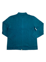 Alfani Men's Refined Regular Fit Textured Button Down Polo Sweater XXL Blue Gem