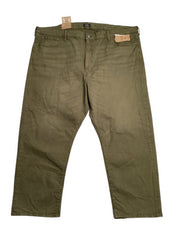 Polo Ralph Lauren Mens Prospect Straight Jeans Pants 52 / 30 Green Big & Tall