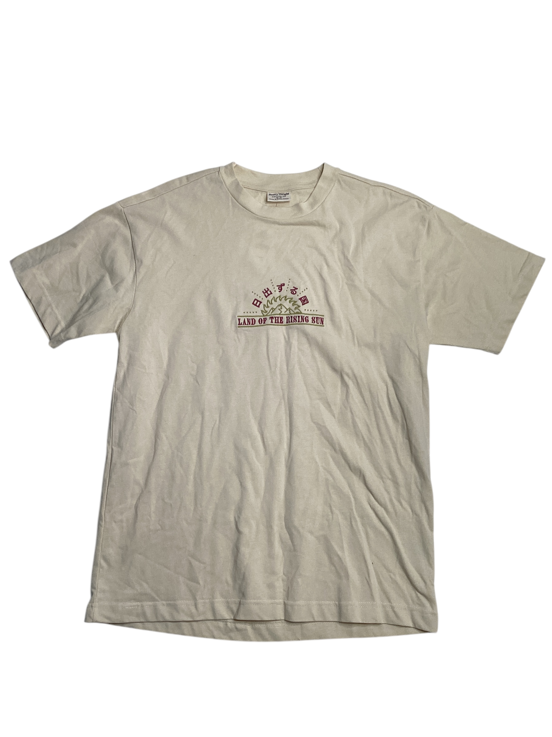 COTTON ON Mens Box Fit Graphic Short Sleeve T Shirt Yellow Small