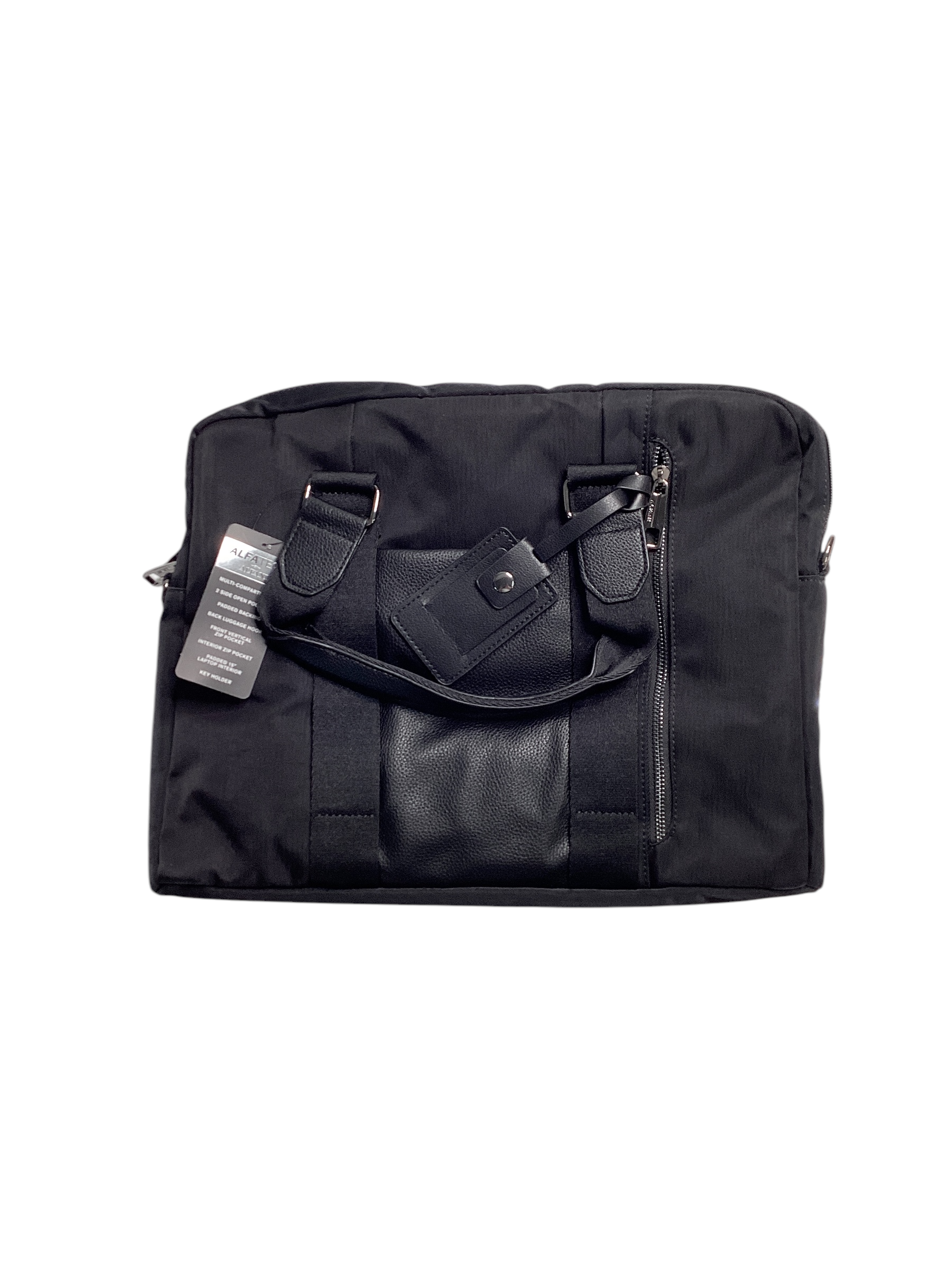 Alfani Mens Black Briefcase ONE SIZE
