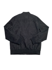 Alfani Mens Bomber Jacket Coat Medium Black Stretch Solid
