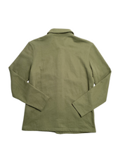 Alfani Mens Zip Front Harrington Jacket Military Soil Green Small