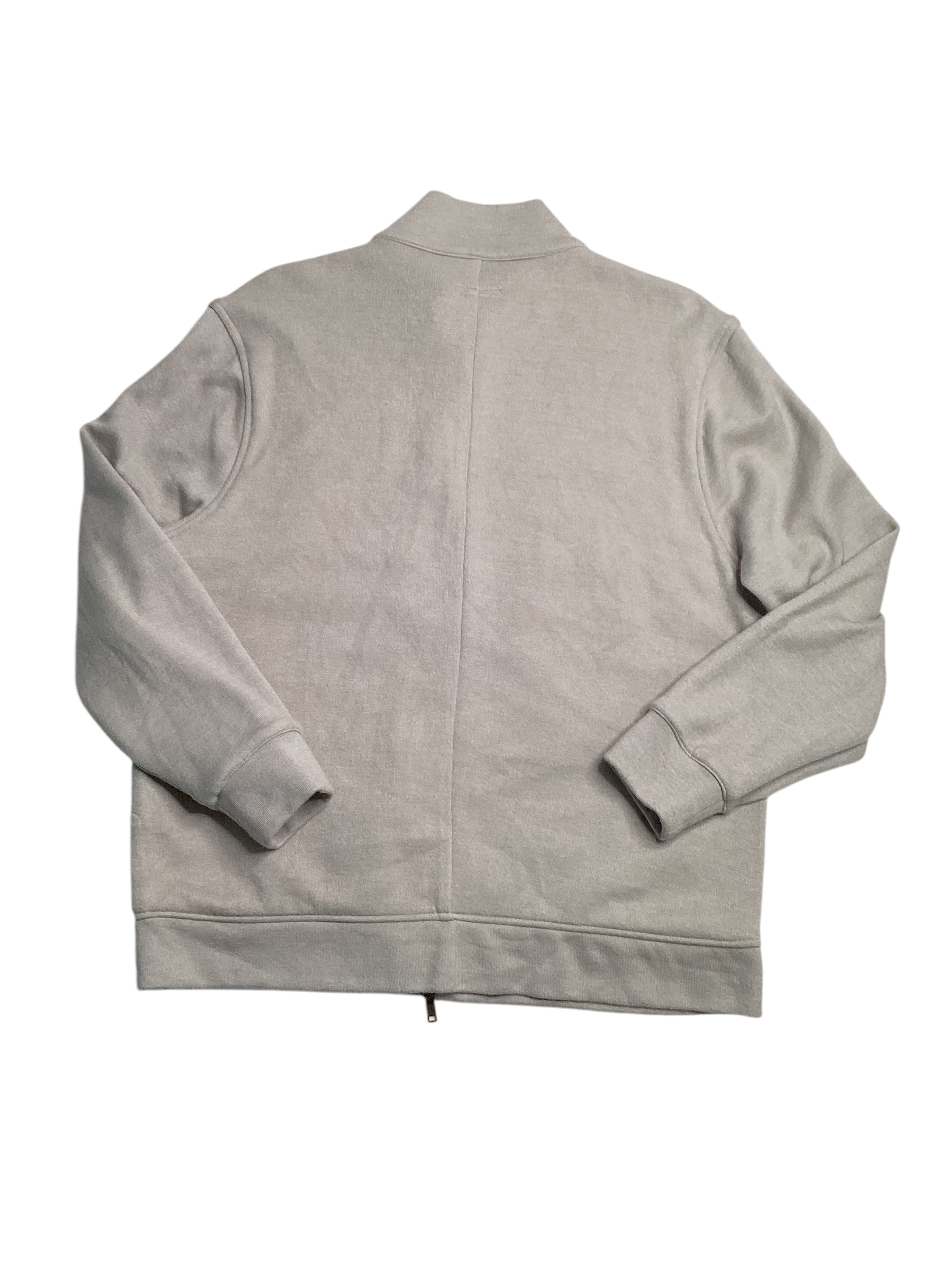 Alfani Mens Mixed Media Quilted Bomber Jacket London Plane Beige Coat  XL