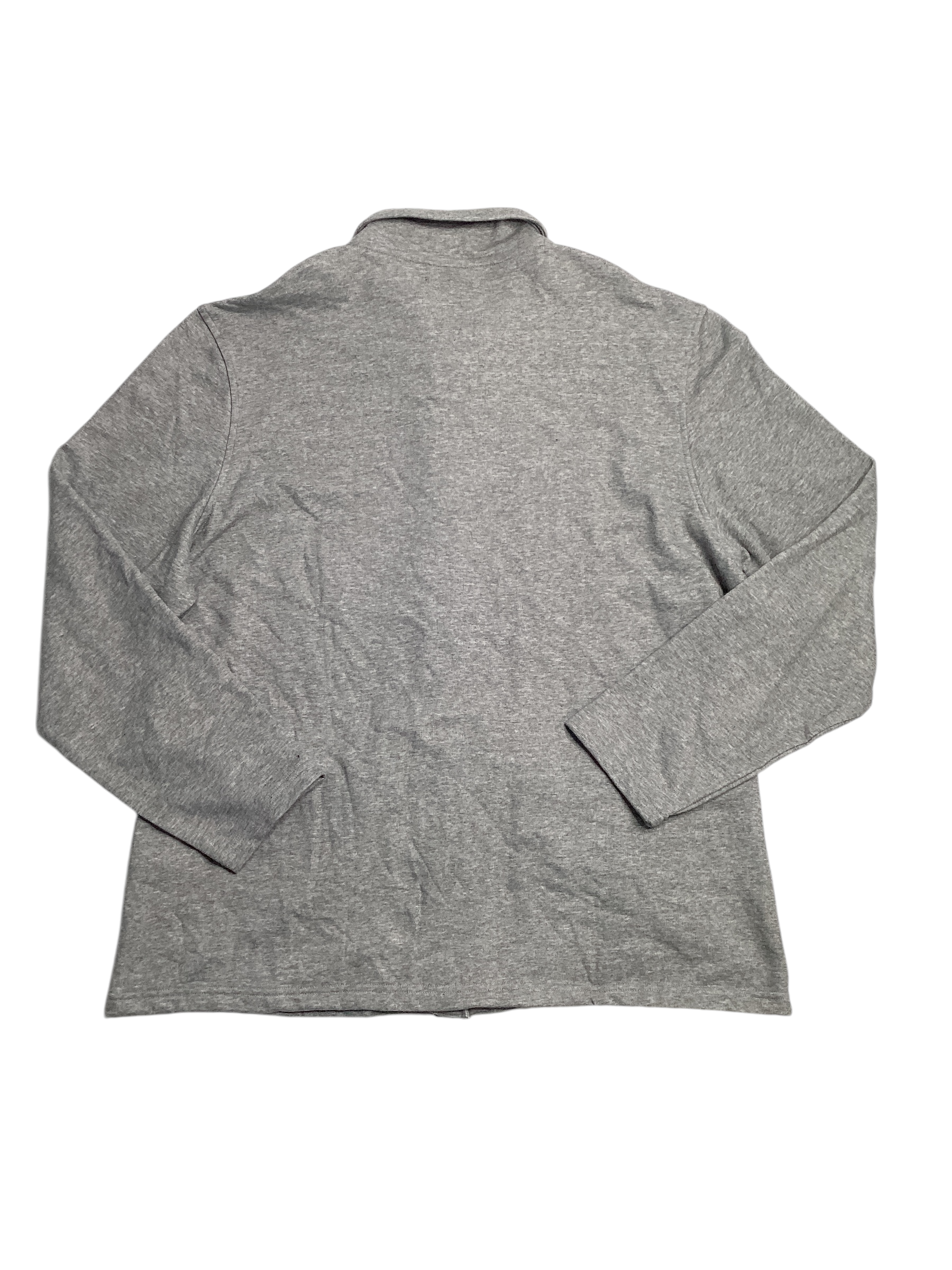 Alfani Mens Harrington Coat French Terry Zip Front Jacket Grey Heather 3XL