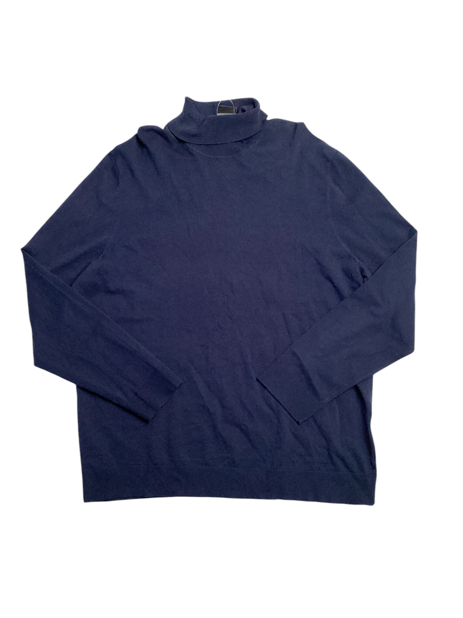 Alfani Men's Long Sleeve Turtleneck Sweater Neo Navy Medium