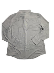 Alfani Mens Alfatech Performance Long Sleeve Button Down Dress Shirt XL Grey