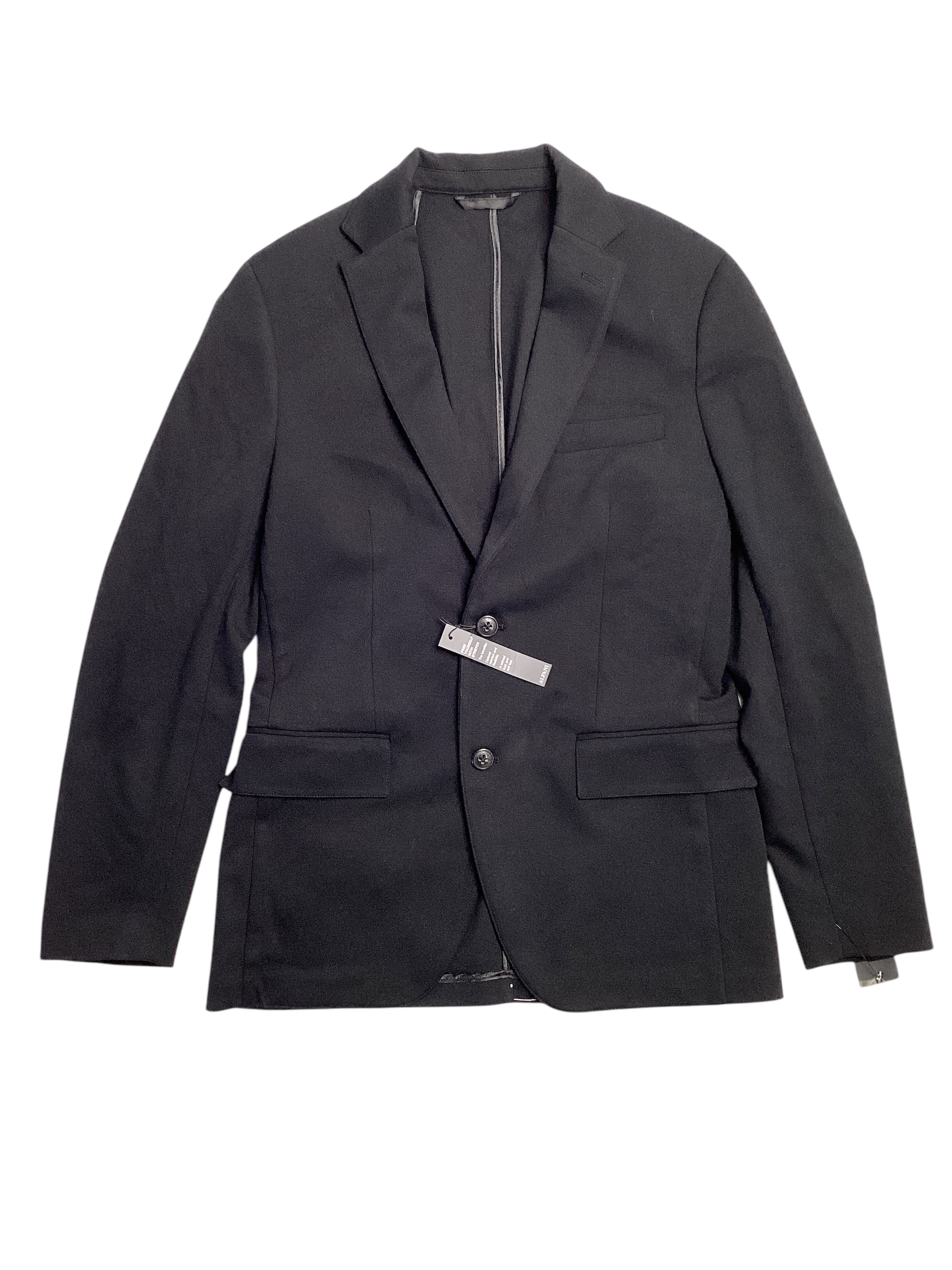Alfani Mens Regular fit Sport Coat Blazer XL Black Solid
