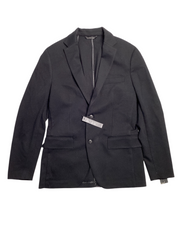 Alfani Men's Modern Fit Knit Sport Coat Blazer Deep Black 2XL XXL