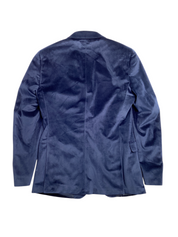 Alfani Mens Slim fit Sport Coat Blazer 38 R Navy Blue Solid