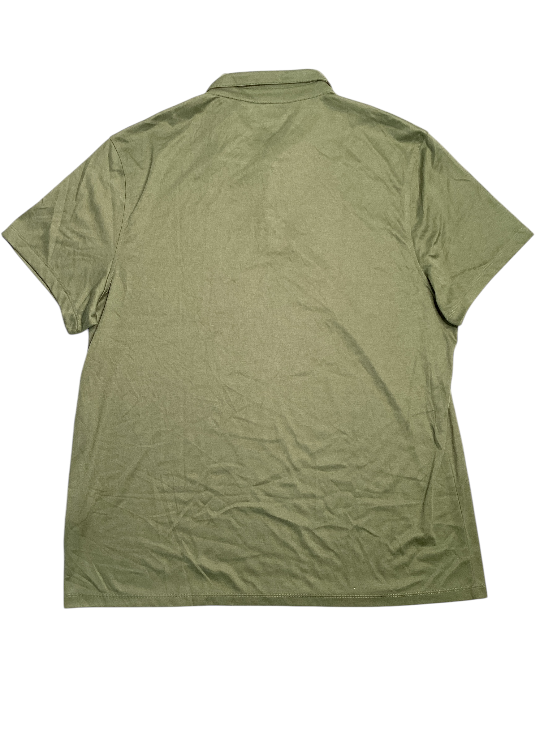 Alfani Men's AlfaTech Stretch Short Sleeve Polo Shirt Green 2XL