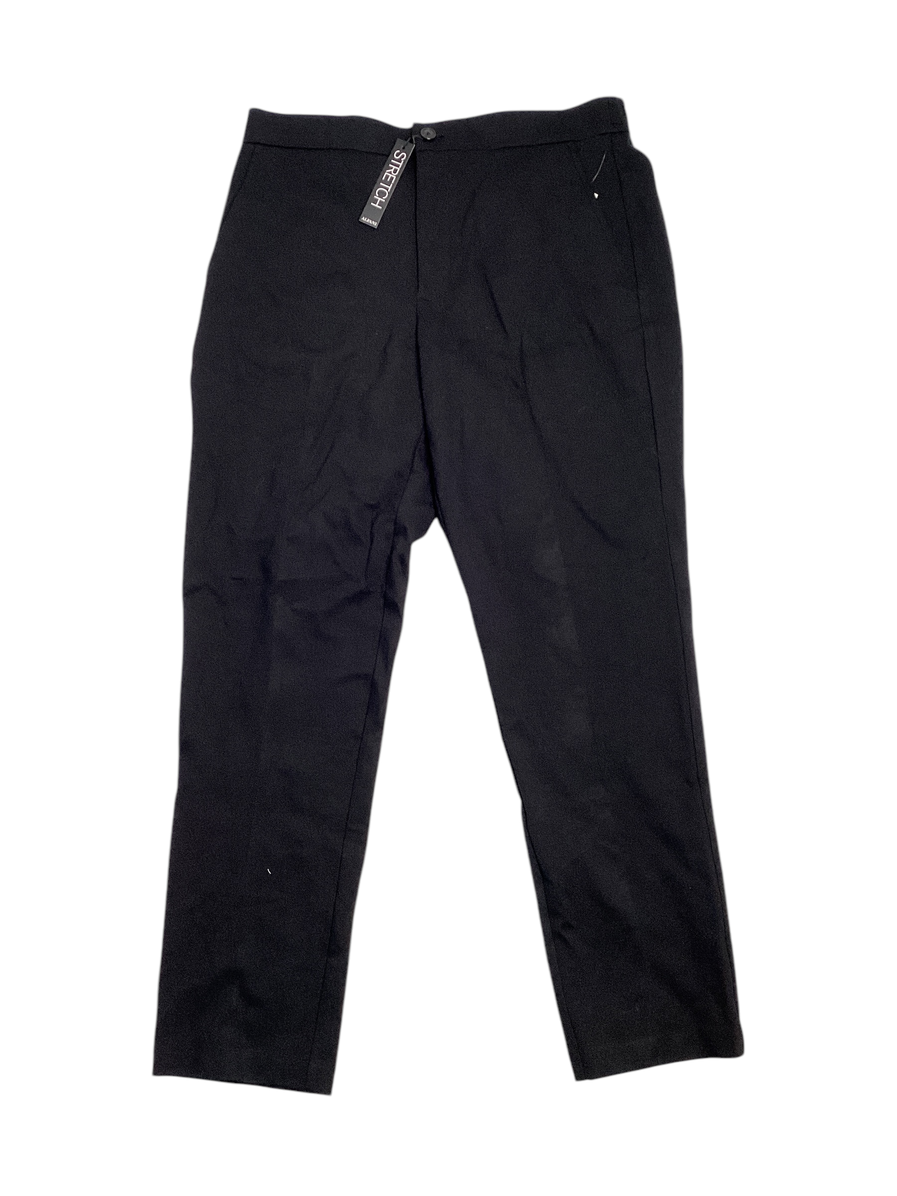 Alfani Men's Regular Fit Polyspan Dress Suit Pants Black 32 x 30