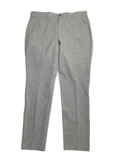 Alfani Men's Modern Fit Heathered Knit Suit Dress Pants Light Grey 38 x 32