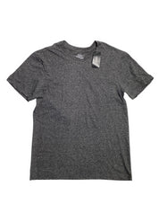 Alfani Mens Short Sleeve V Neck Undershirt T Shirt Black Heather Small