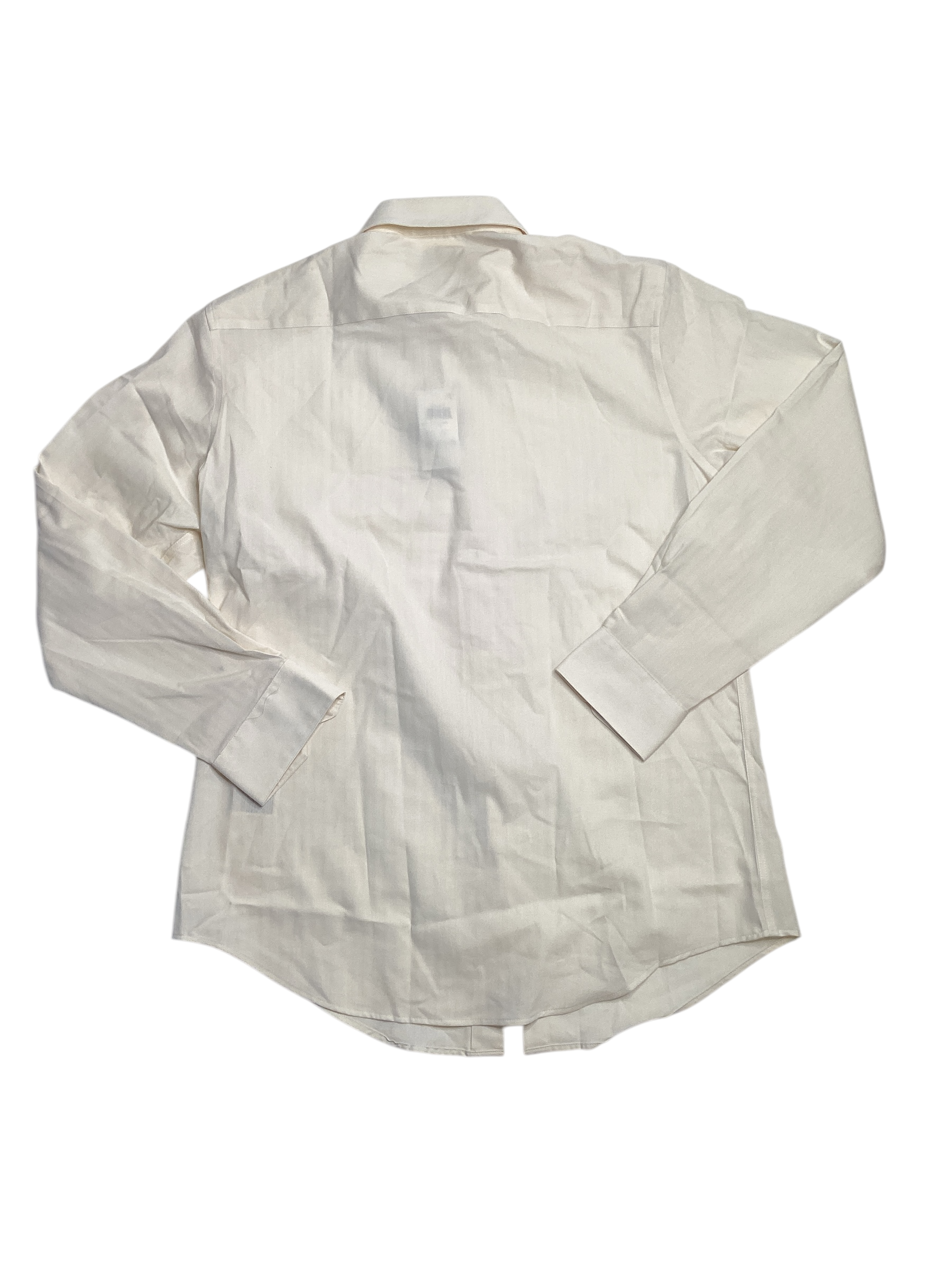 Alfani Mens Slim Fit Performance Button Down Shirt Tan Beige 14 14.5 32 33