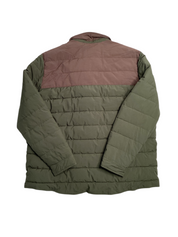 BASS OUTDOOR Men's Colorblocked Padded Shacket Jacket Green 2XL