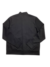 Perry Ellis Mens Neoprene Bomber Jacket Large Black