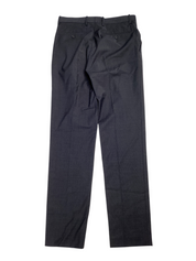 Theory Mens Mayer Tonal Plaid Slim Fit Suit Dress Pants 36 Navy Blue Wool