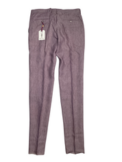 Robert Graham Mens Delave Slim Fit Linen Suit Dress Pants Waist 33 Purple