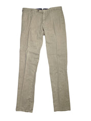 PT Torino Délavé Linen & Cotton Chinos Slim Fit Pants EU 50 US 34 Beige
