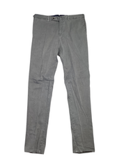 PT Torino Délavé Linen & Cotton Garment Dyed Slim Fit Pants EU 52 US 36 Grey