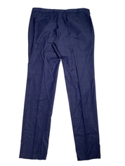 John Varvatos Star USA Mens Tonal Plaid Slim Fit Dress Pants Size 38 Blue