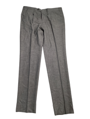 Canali Mens Impeccable Regular Fit Suit EU 56 US 46R / 38W Grey Linen Wool Silk