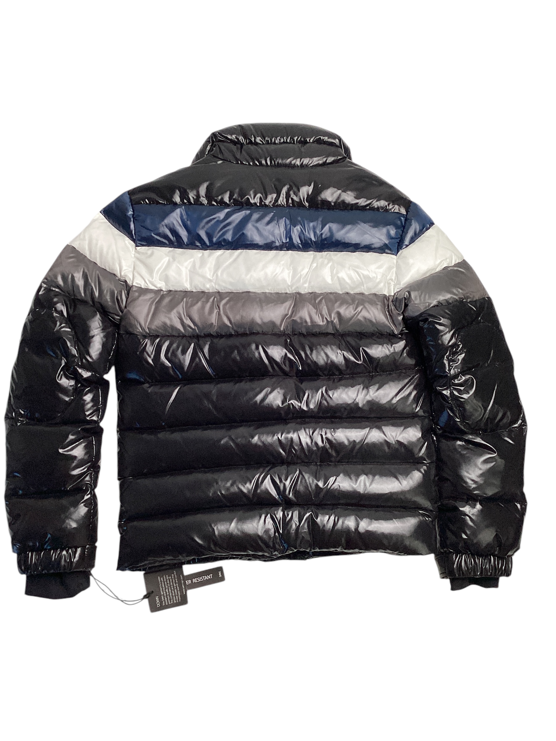SAM. Mens Olympic Quilted Down Jacket Size Small Black