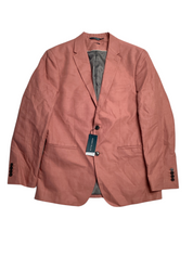 Perry Ellis Mens Slim Fit Suit Jacket  Rose Pink 42R Sport Coat Blazer