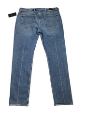 7 For All Mankind Mens Tapered Straight Leg Blue Jeans Size 38
