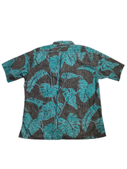 Reyn Spooner Mens Button Down Hawaiian Cotton Shirt XL Green Blue