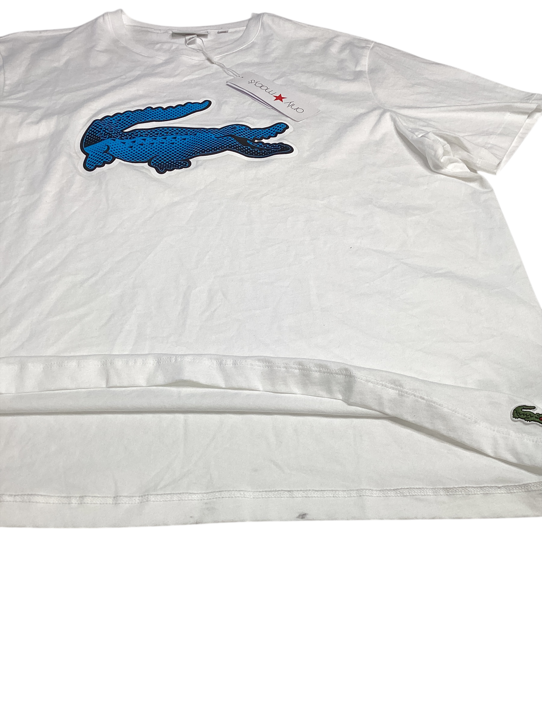 Lacoste Men's Exclusive Logo Graphic T-Shirt White 3XL / 8 White