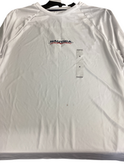 Nautica Mens Regular fit Long Sleeve T-Shirt Shirt Medium White Solid