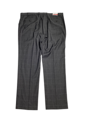 Perry Ellis Portfolio Mens Modern fit 2 Piece Suit 42 L / 35 Waist Grey Plaid