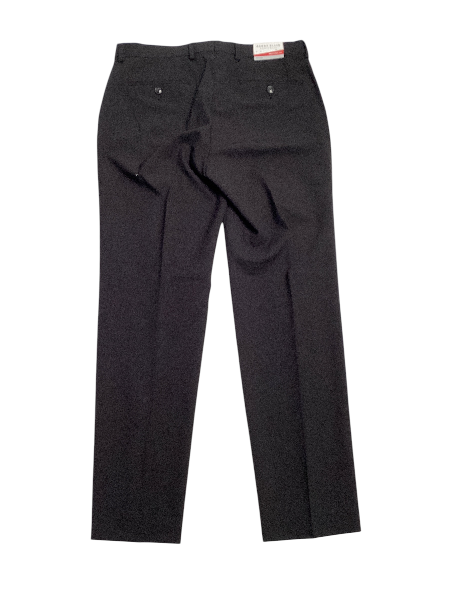 Perry Ellis Portfolio Mens Modern fit 2 Piece Suit 48 R / 42 Waist Black Stretch