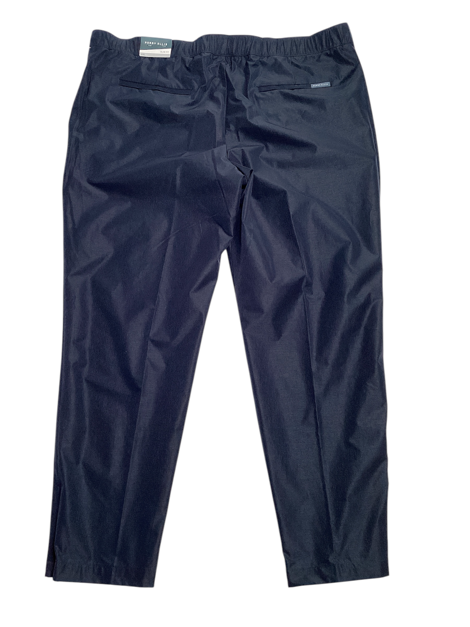 Perry Ellis Mens Regular fit Casual Pants XXL /  Blue Solid