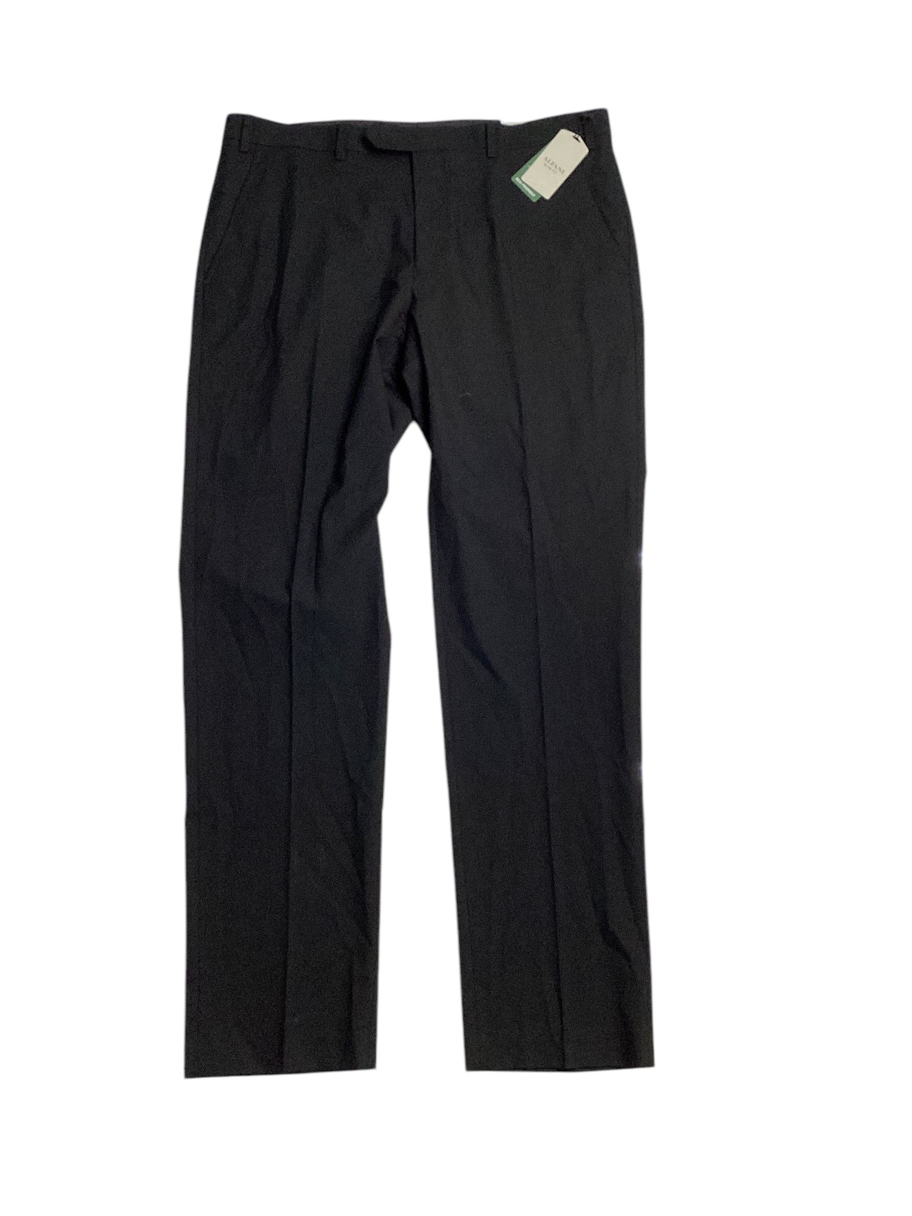 Alfani Mens Slim fit Dress Pants 32 / 30 Black Solid Stretch