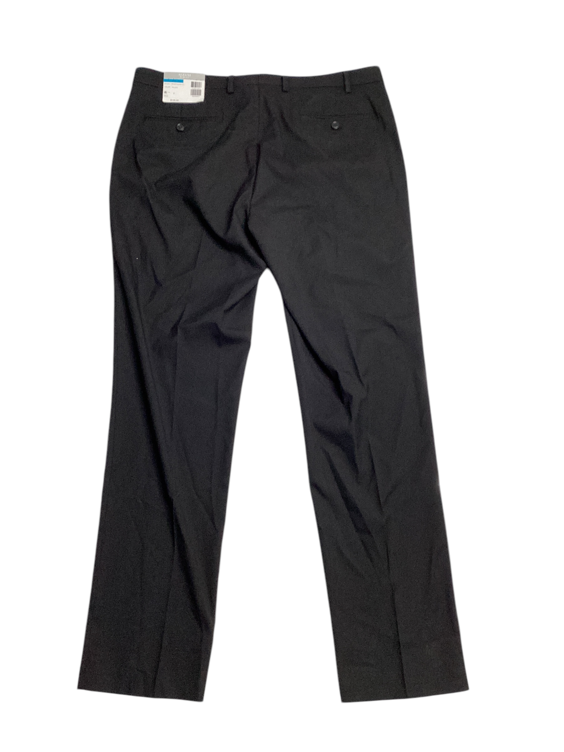 Alfani Mens Slim fit Dress 34 / 32 Black Solid