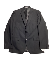 Alfani Mens Slim fit Suit Jacket Blazer 38 S Black Solid Stretch