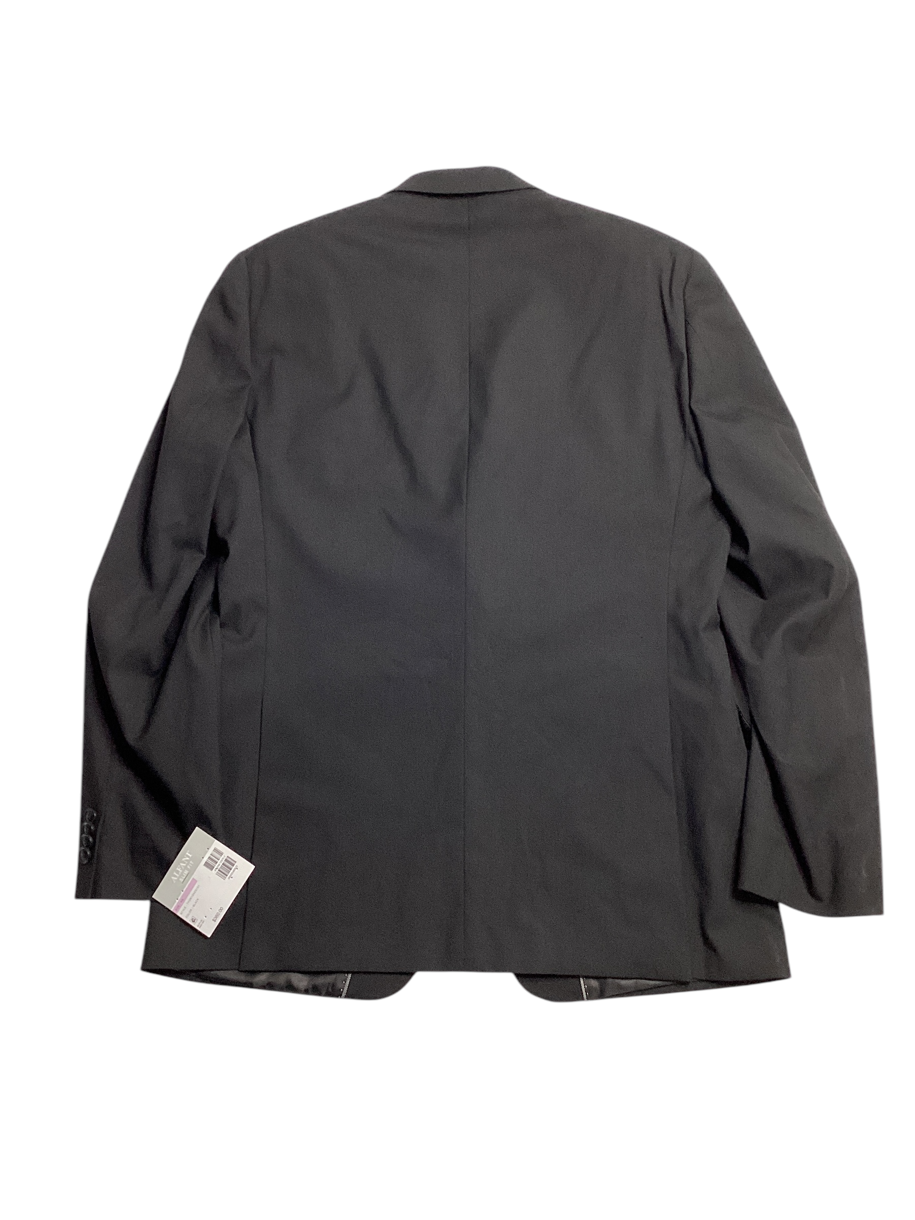 Alfani Mens Slim fit Suit Jacket Blazer 42 S Black Solid Stretch