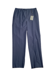 Capri Mens Siena Wool 2 Piece Suit US 40R / 33 Waist Blue Plaid