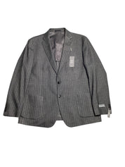 Michael Kors Men's Classic Fit Herringbone Woven Sport Coat Blazer 42R Charcoal
