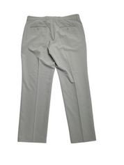 Perry Ellis Mens Slim fit Dress Pants 34 / 30 Grey Solid