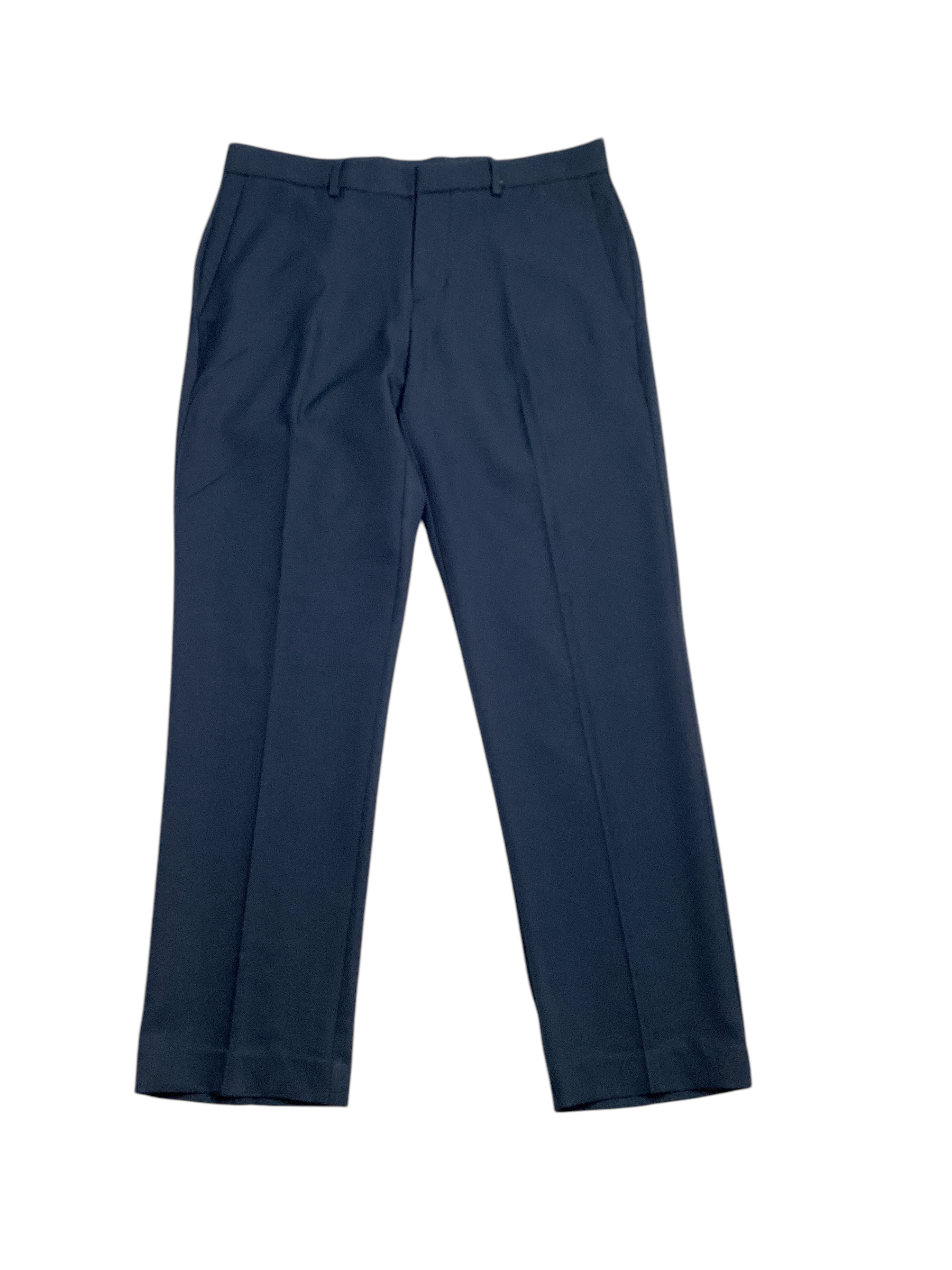 Perry Ellis Portfolio Mens Modern fit Dress Pants 32 / 30 Navy Blue Solid