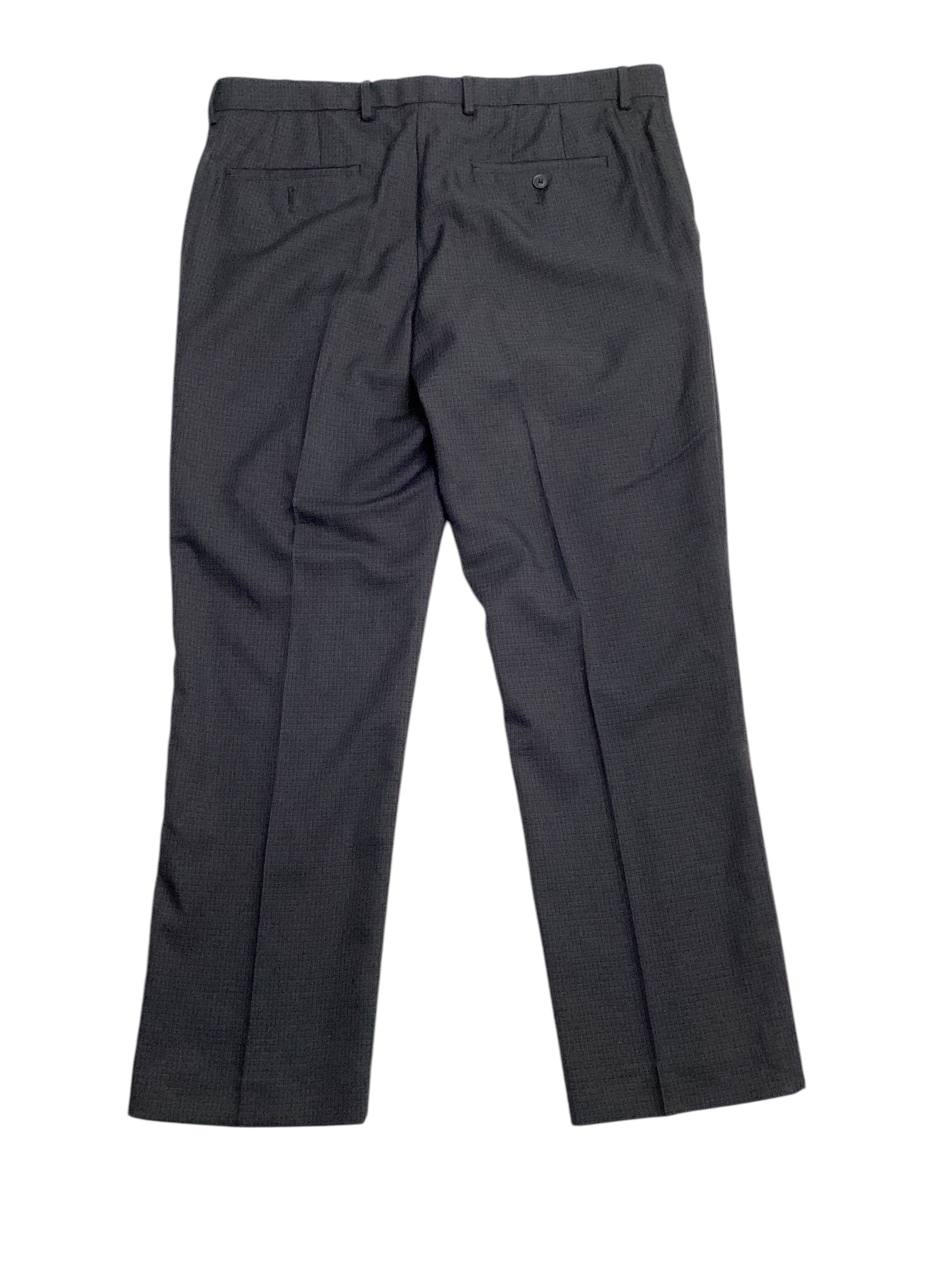 Perry Ellis Mens Modern fit Dress Pants 36 / 32 Black Check