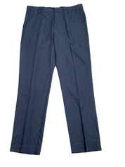 Perry Ellis Portfolio Mens Modern fit Dress Pants 30 / 30 Steel Blue Plaid