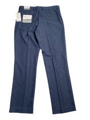 Perry Ellis Portfolio Mens Modern fit Dress Pants 42 / 30 Navy  Blue Solid