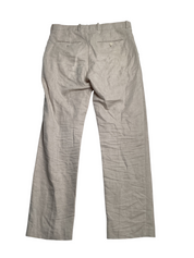 Perry Ellis Mens Modern fit Dress Pants 38 / 30 Beige Solid Stretch