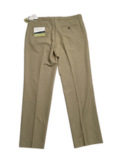 Perry Ellis Mens Modern fit Dress Pants 36 / 32 Brown Solid Stretch