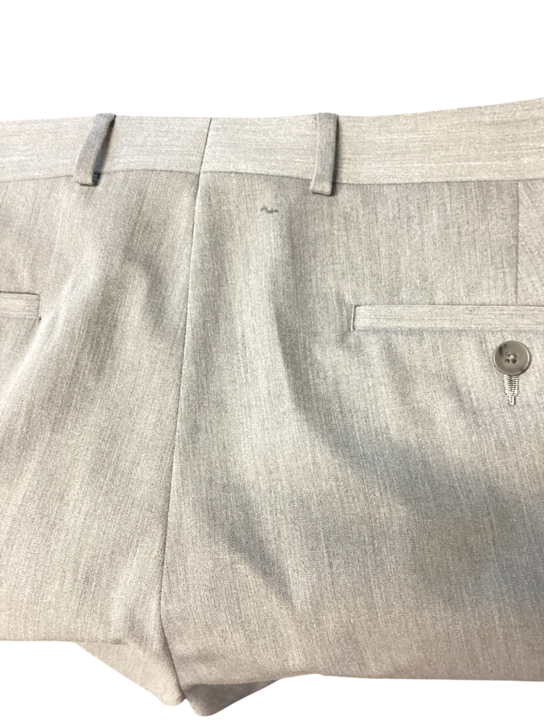 Kenneth Cole Reaction Mens Regular fit Dress Pants 38 / 32 Grey Solid